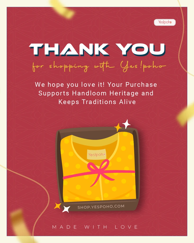 Thank you card design for Yes!poho