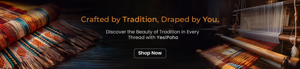 Handloom brand banner for Yes!poho